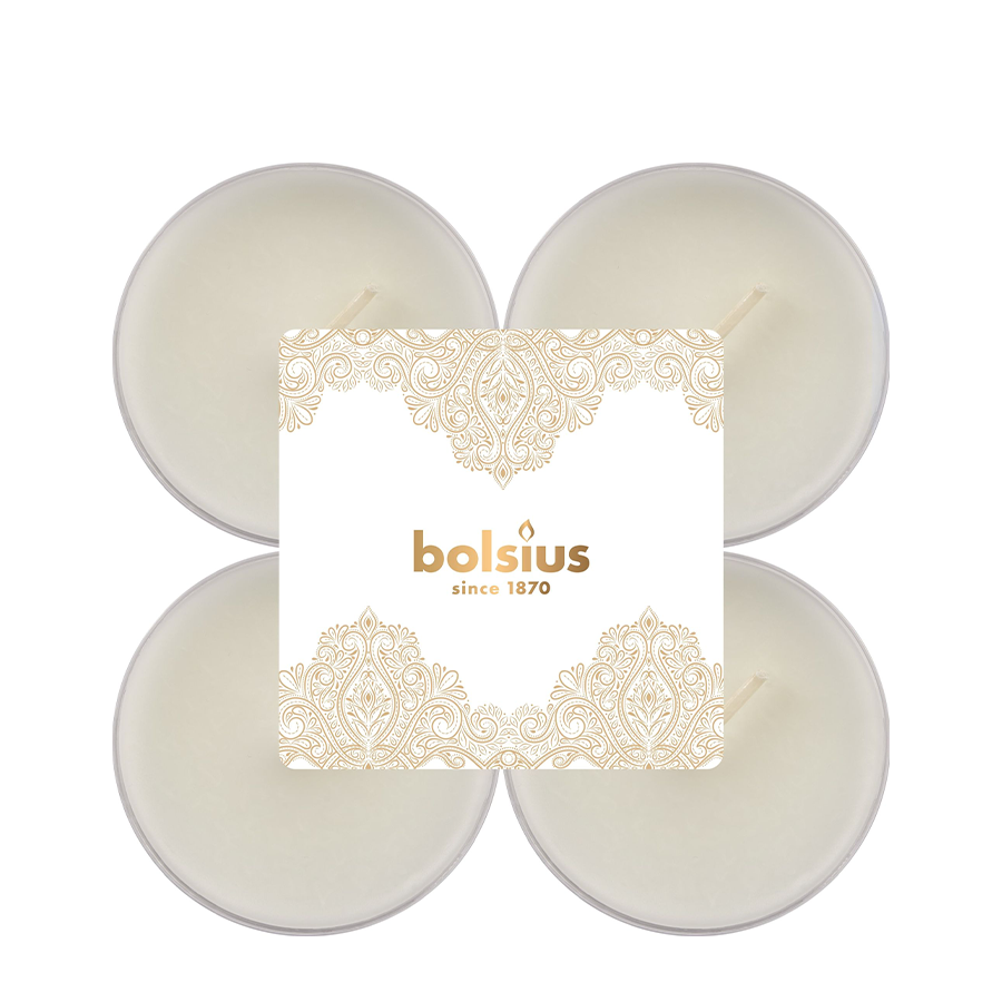 Bolsius Geurthee Maxi Vanille 8 stuks