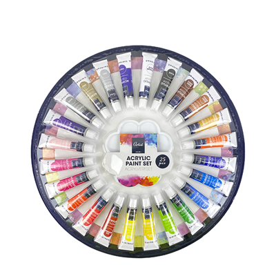 Artist Acrylverfset + Palet 25 kleuren Artist Acrylverfset + Palet 25 kleuren