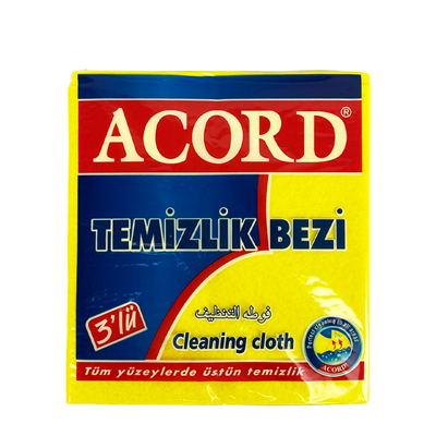 Acord Poetsdoek 35x38cm 3 stuks Acord Poetsdoek 35x38cm 3 stuks