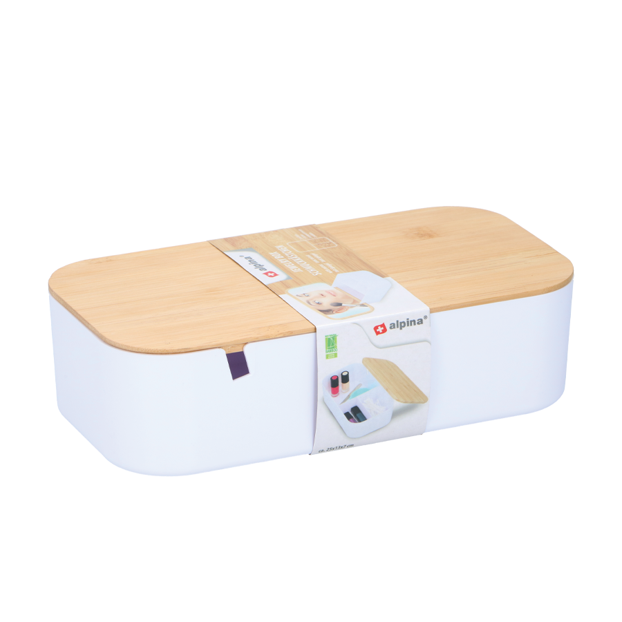 Alpina Juwelendoos Met Spiegel 25x13cm Alpina Juwelendoos Met Spiegel 25x13cm