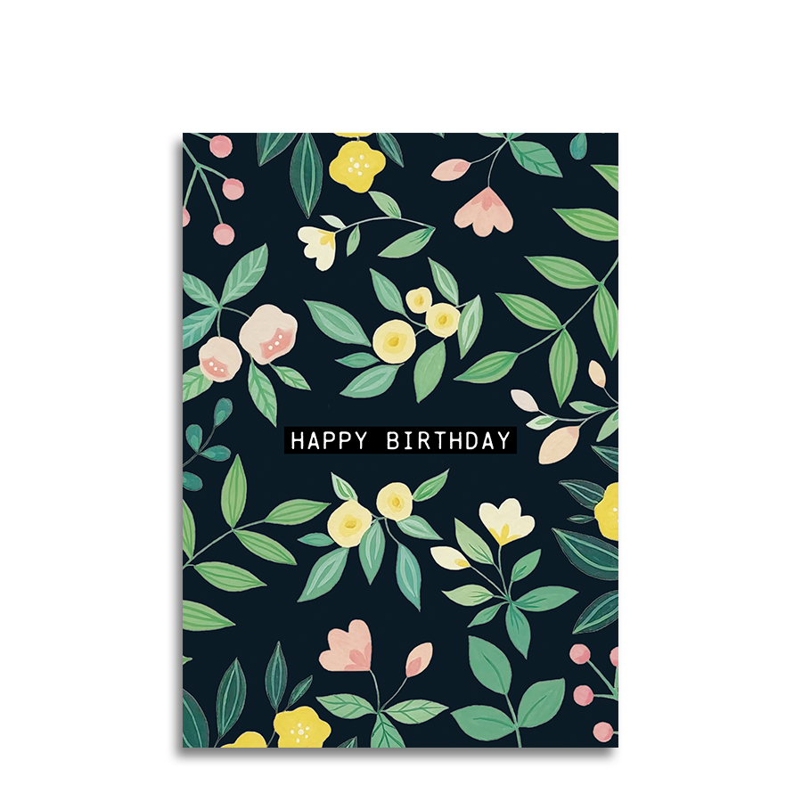 Art by Andu Wenskaart Happy Birthday Dar