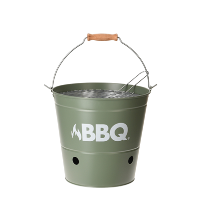 BBQ Barbecue Emmer Mat Groen Ø26,5cm BBQ Barbecue Emmer Mat Groen Ø26,5cm