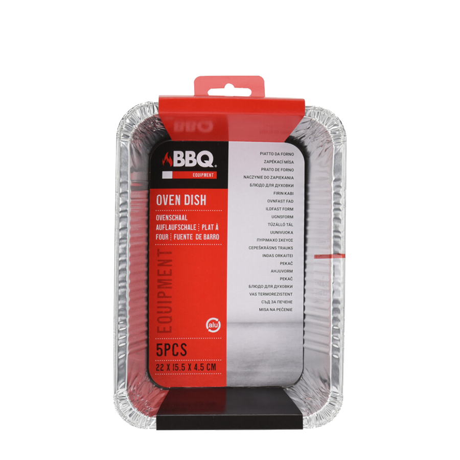 BBQ Barbecue Ovenschaal Aluminium 5 stu BBQ Barbecue Ovenschaal Aluminium 5 stu